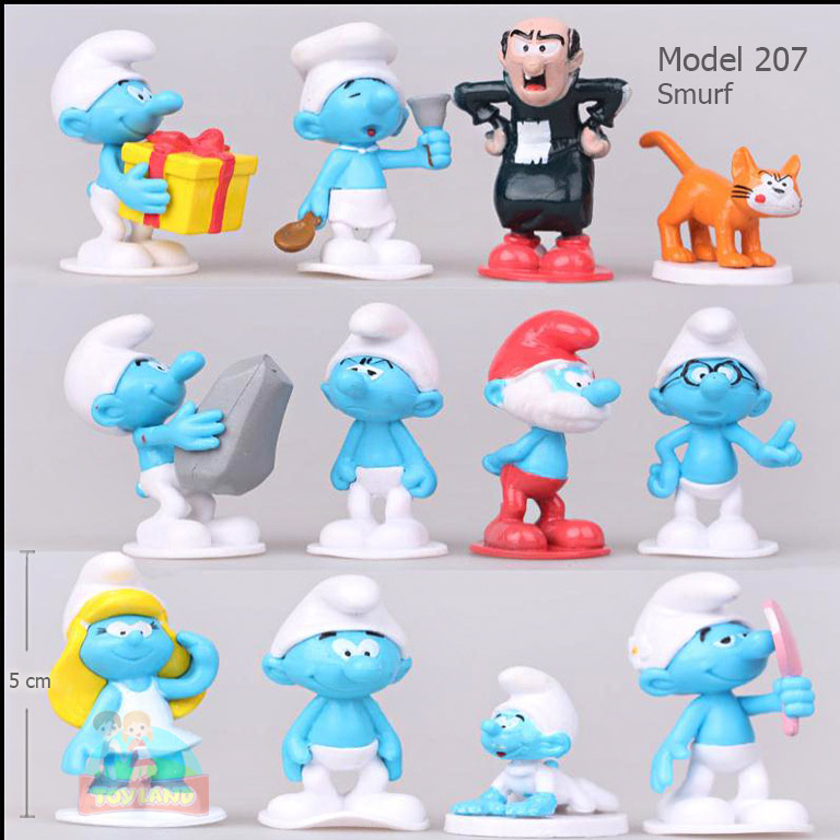 Action Figure Set - Model 207 : Smurf
